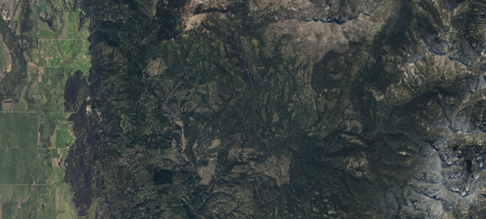 Map of Rapid Creek Camping Area