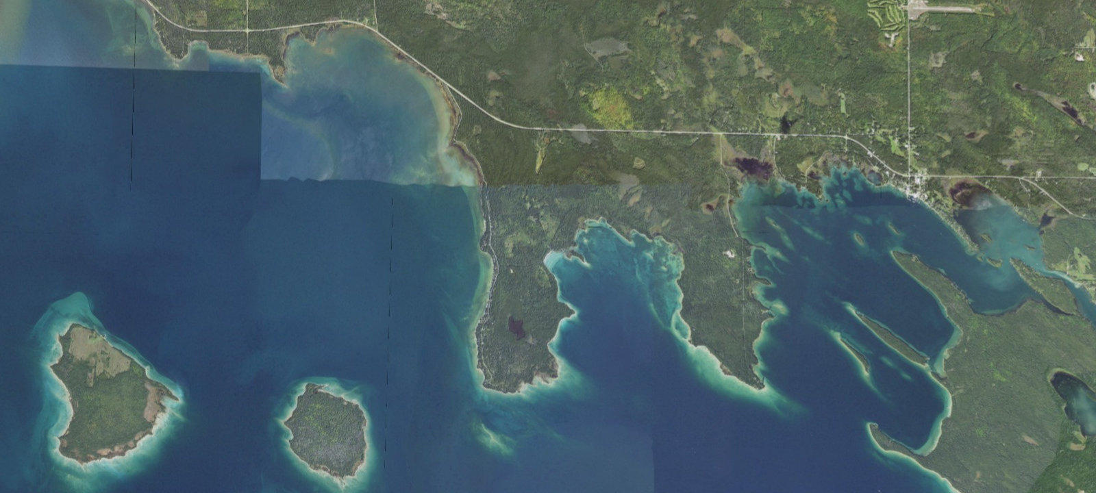 Map of Search Bay Dispersed Camping Area