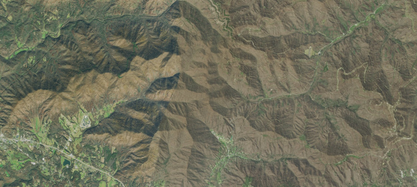 Map of Panther Gap Rockhouse