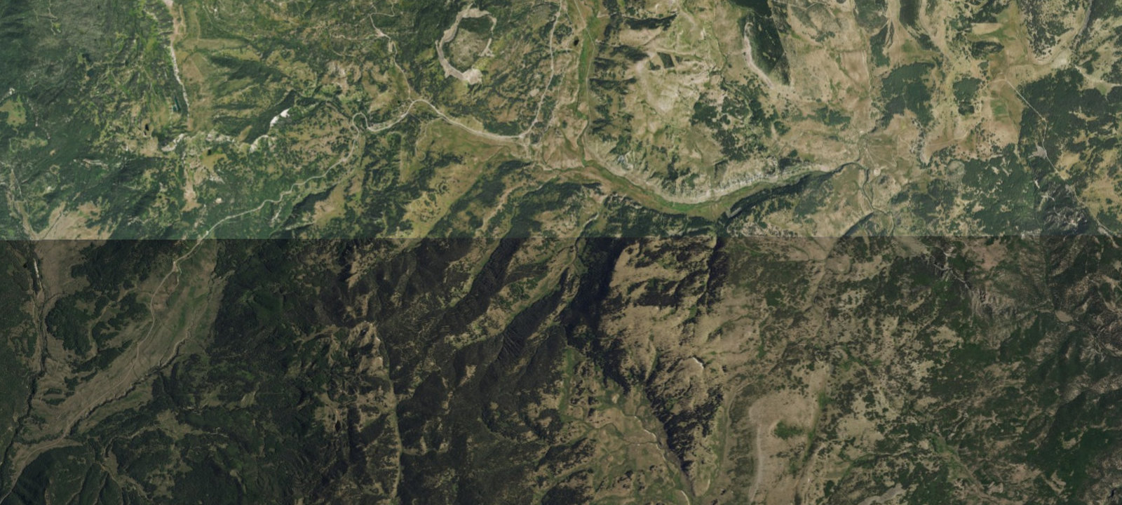 Map of Dispersed camping