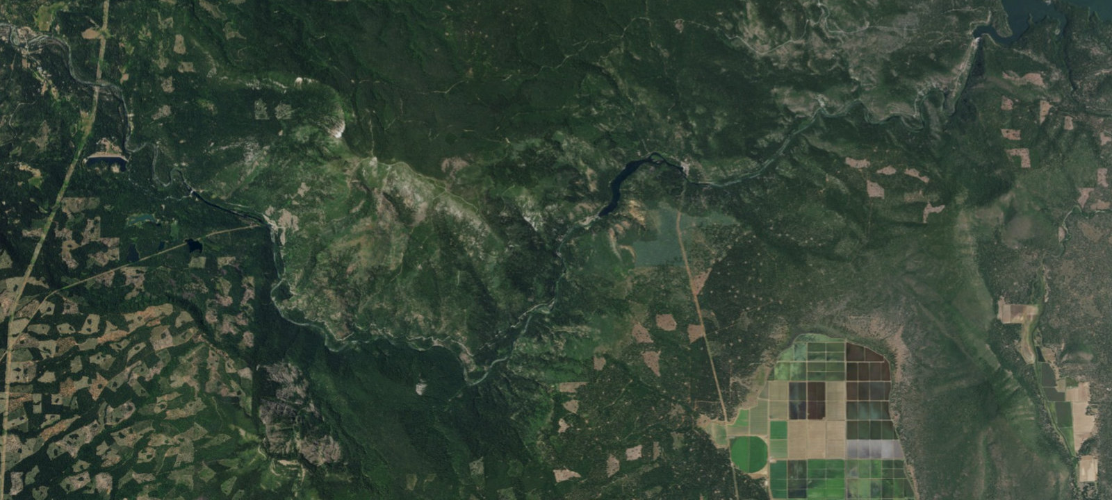 Map of Ruling Creek Campground