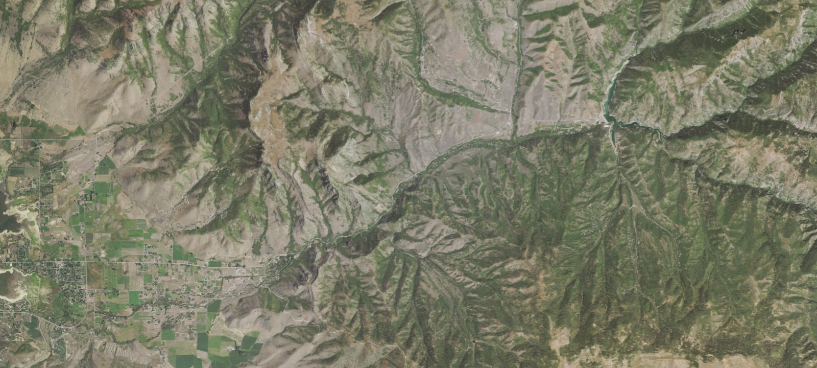 Map of South Fork Campground