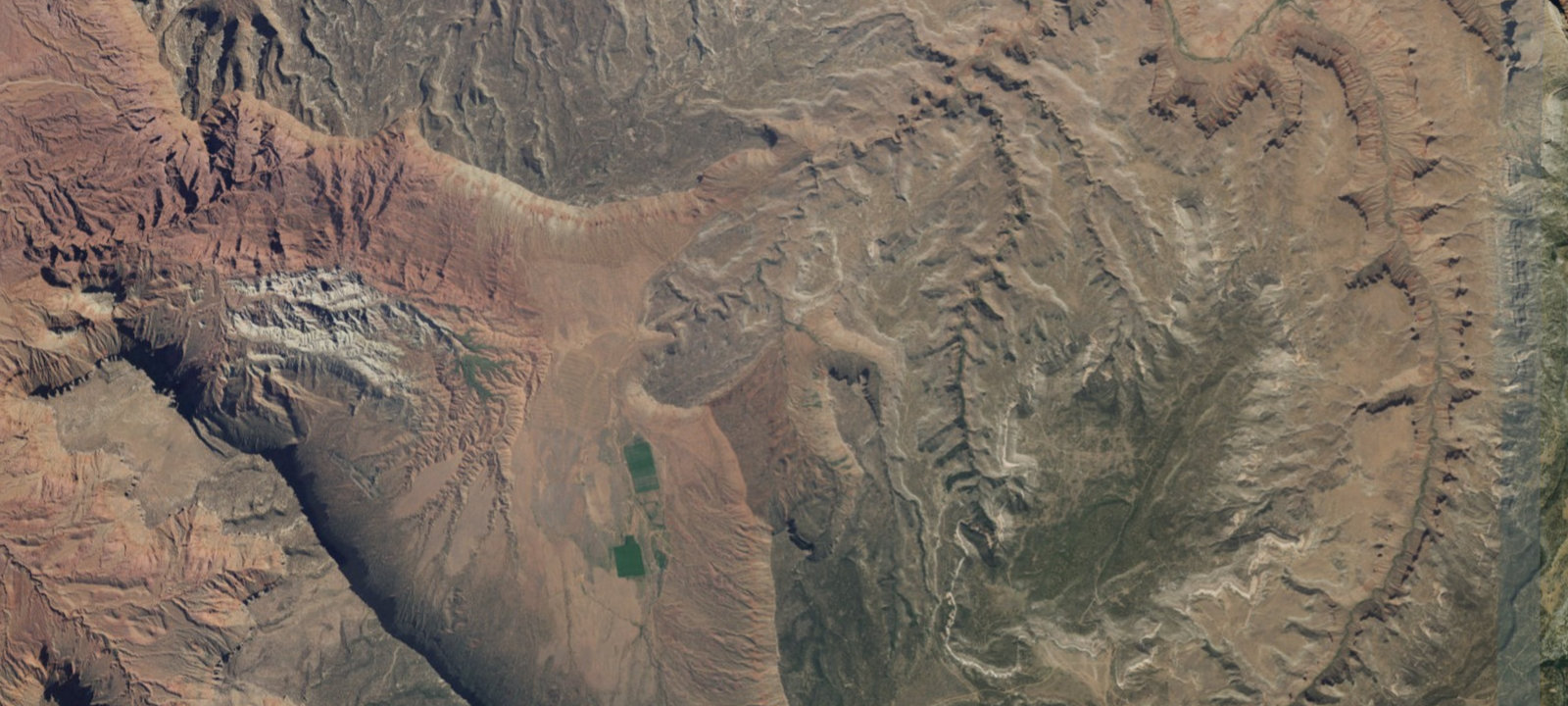 Map of Hideout Canyon Camping Area