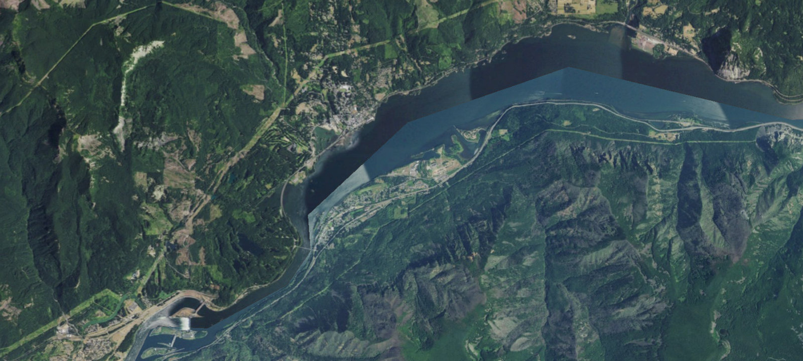Map of Cascade Locks / Portland East KOA
