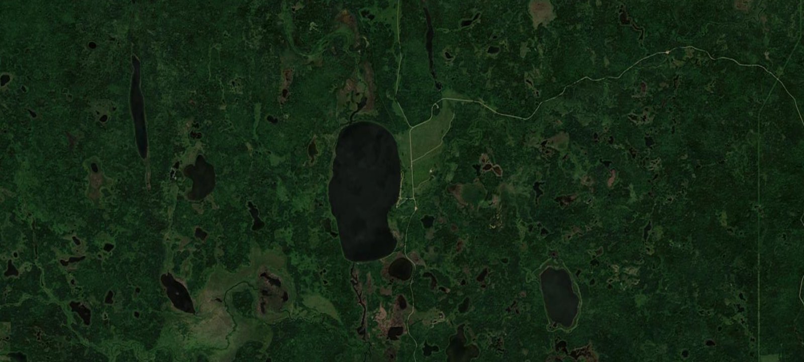 Map of Lake Audy Campground