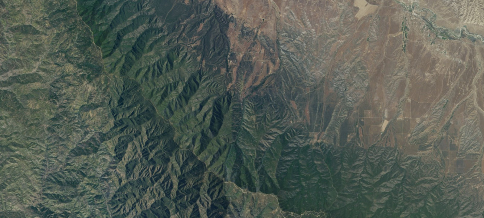 Map of Bates Canyon