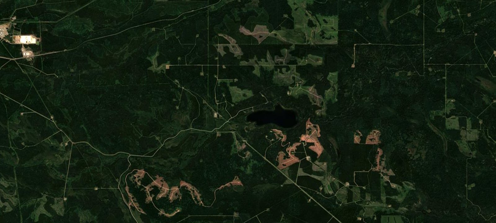 Map of Swan Lake Provincial Recreation Area