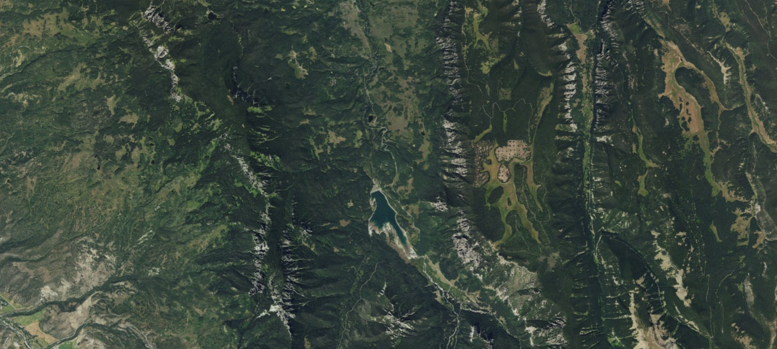Map of Silver Jack Campground