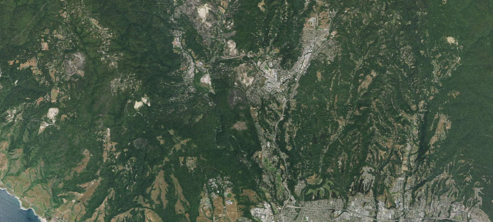 Map of Henry Cowell Redwoods State Park Campground