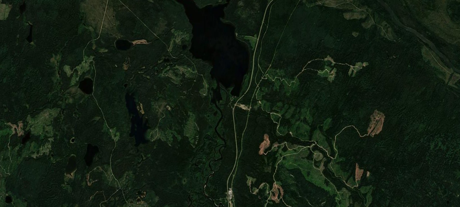 Map of Tudyah Lake Provincial Park