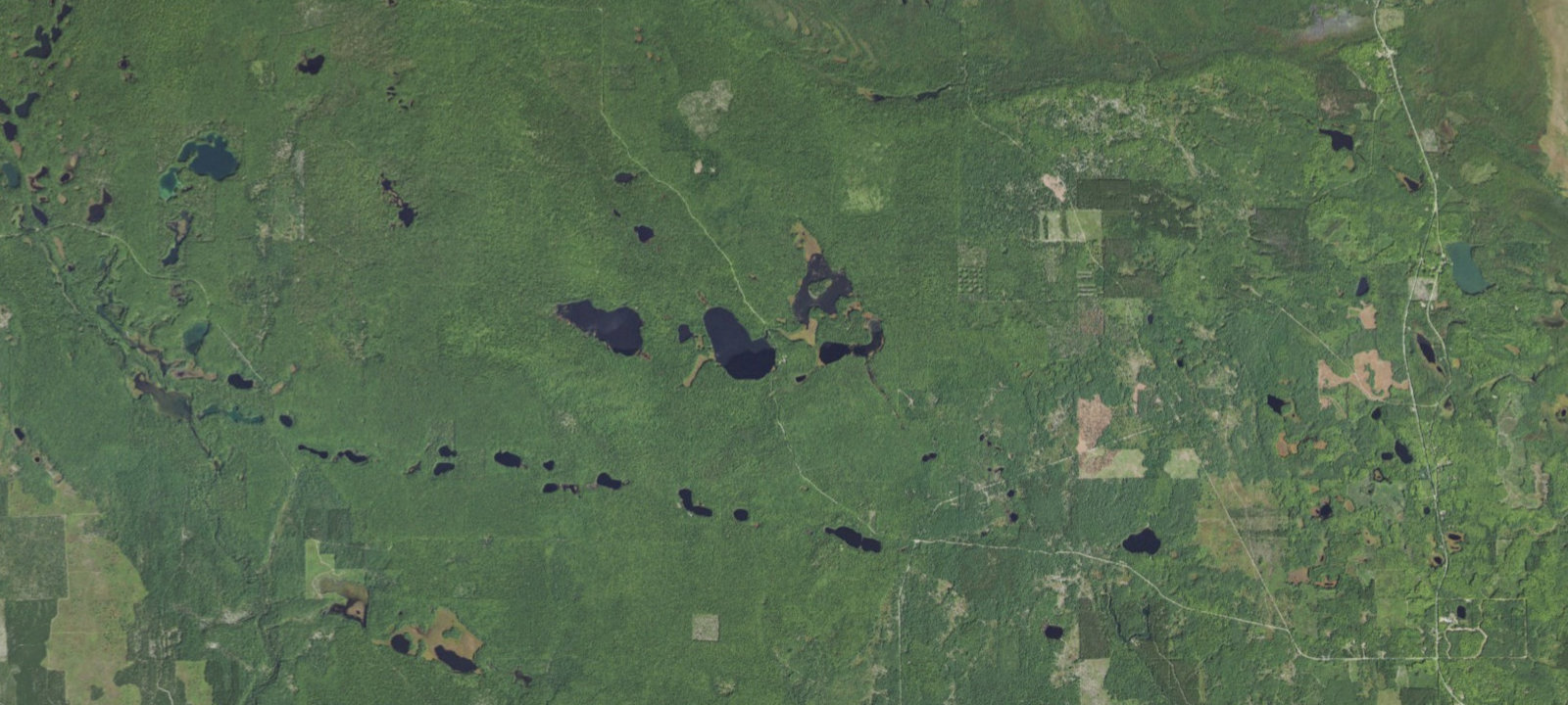 Map of Bass Lake State Forest Campground (Luce)