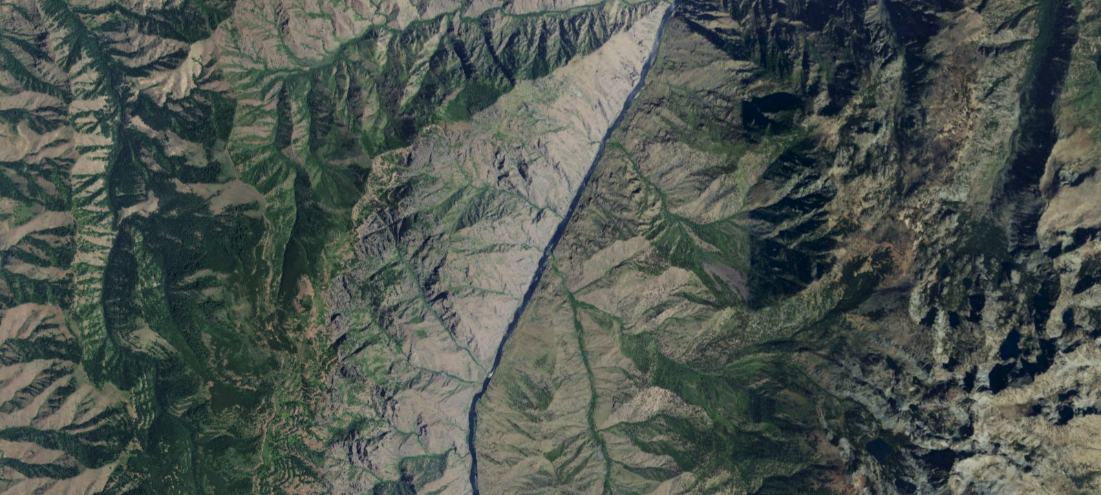 Map of Lower Granite Creek Campsite