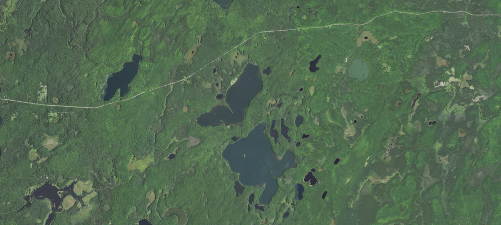 Map of Franklin Lake