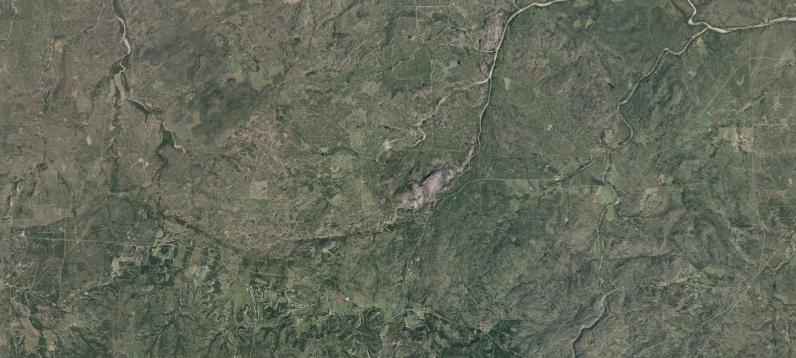 Map of Walnut Springs Primitive Camping Area