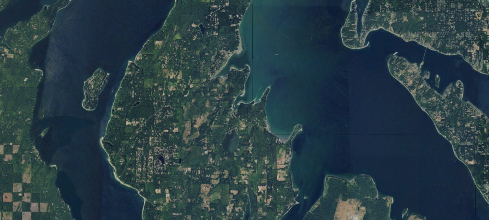 Map of Penrose Point State Park Campground