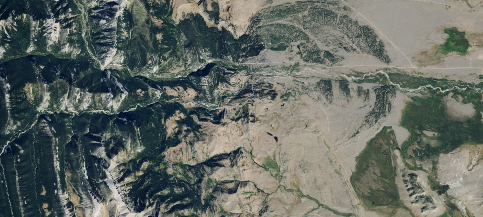 Map of Ear Mountain Cabin