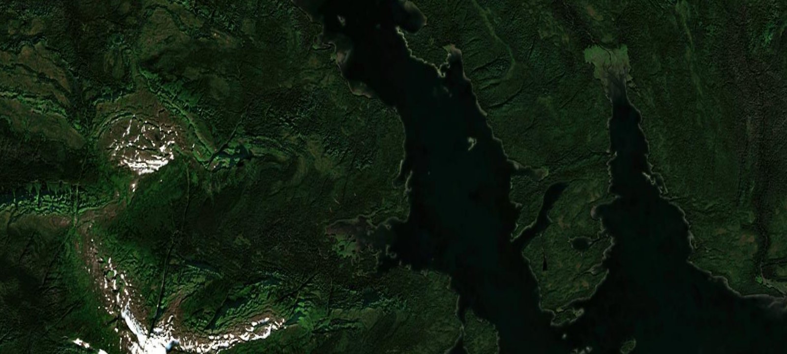 Map of Pybus Bay Cabin