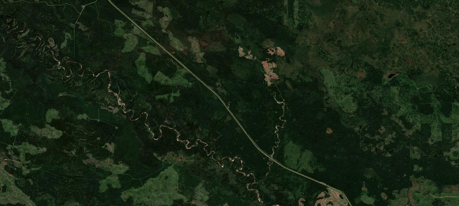 Map of Trapper Lea's Cabin Provincial Recreation Area