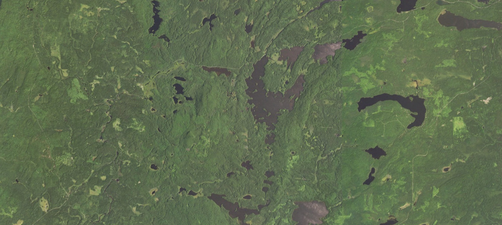 Map of Crescent Lake Backcountry Site