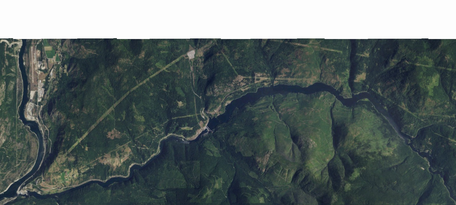Map of Buckley Campground (BC Hydro)