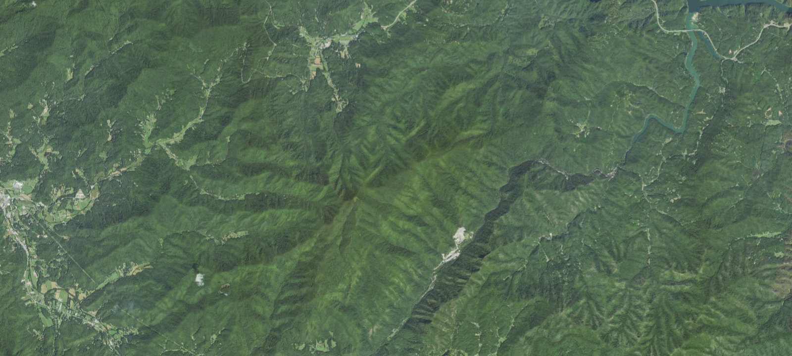 Map of A.T. Sassafras Gap Shelter