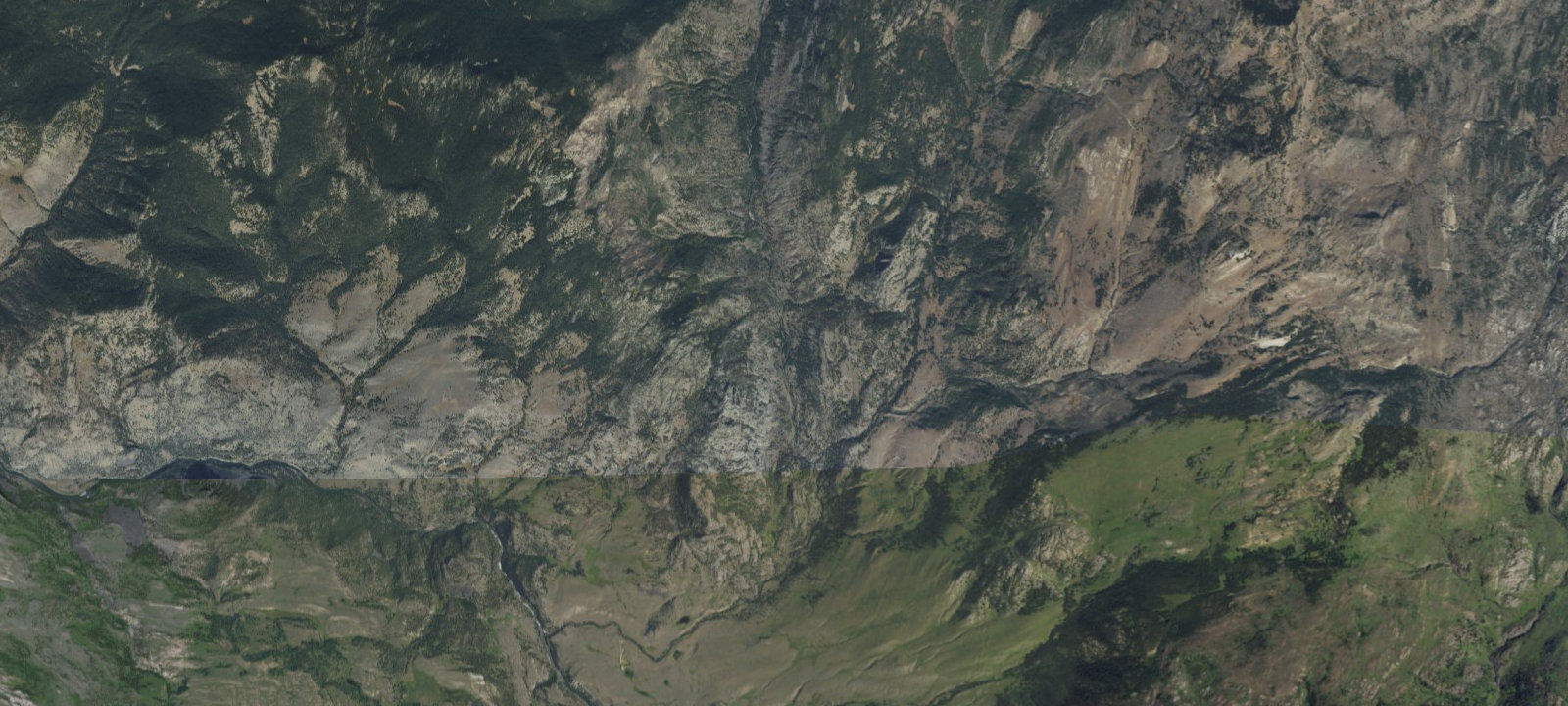 Map of Hellroaring Creek