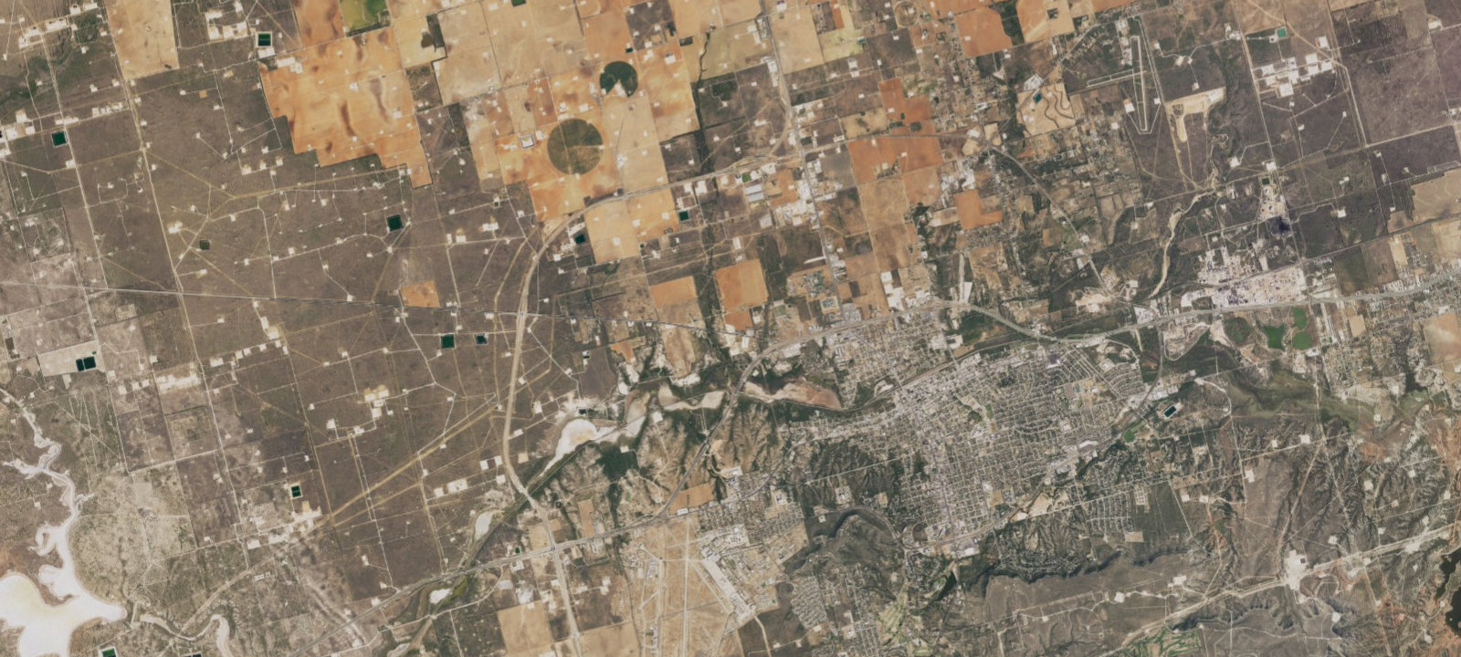 Map of West Texas Friendly RV Park North