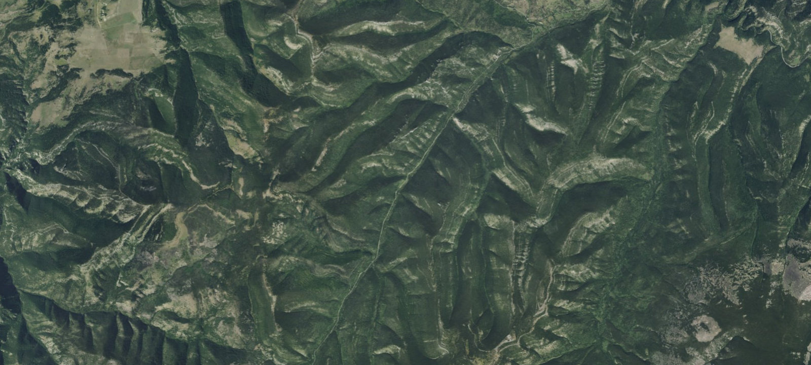 Map of Logging Cr. RD. 839-008