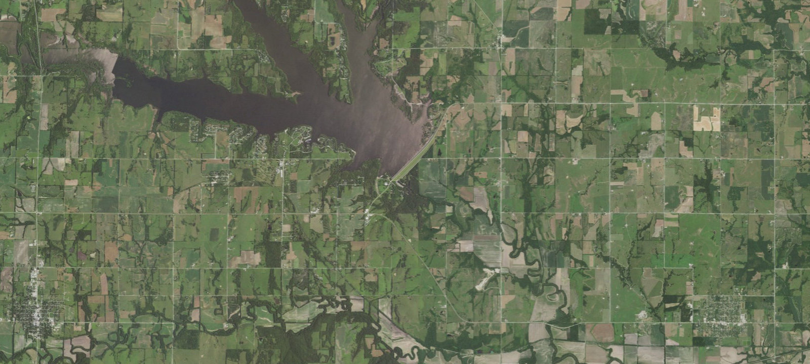 Map of Outlet Campground (Pomona Lake)