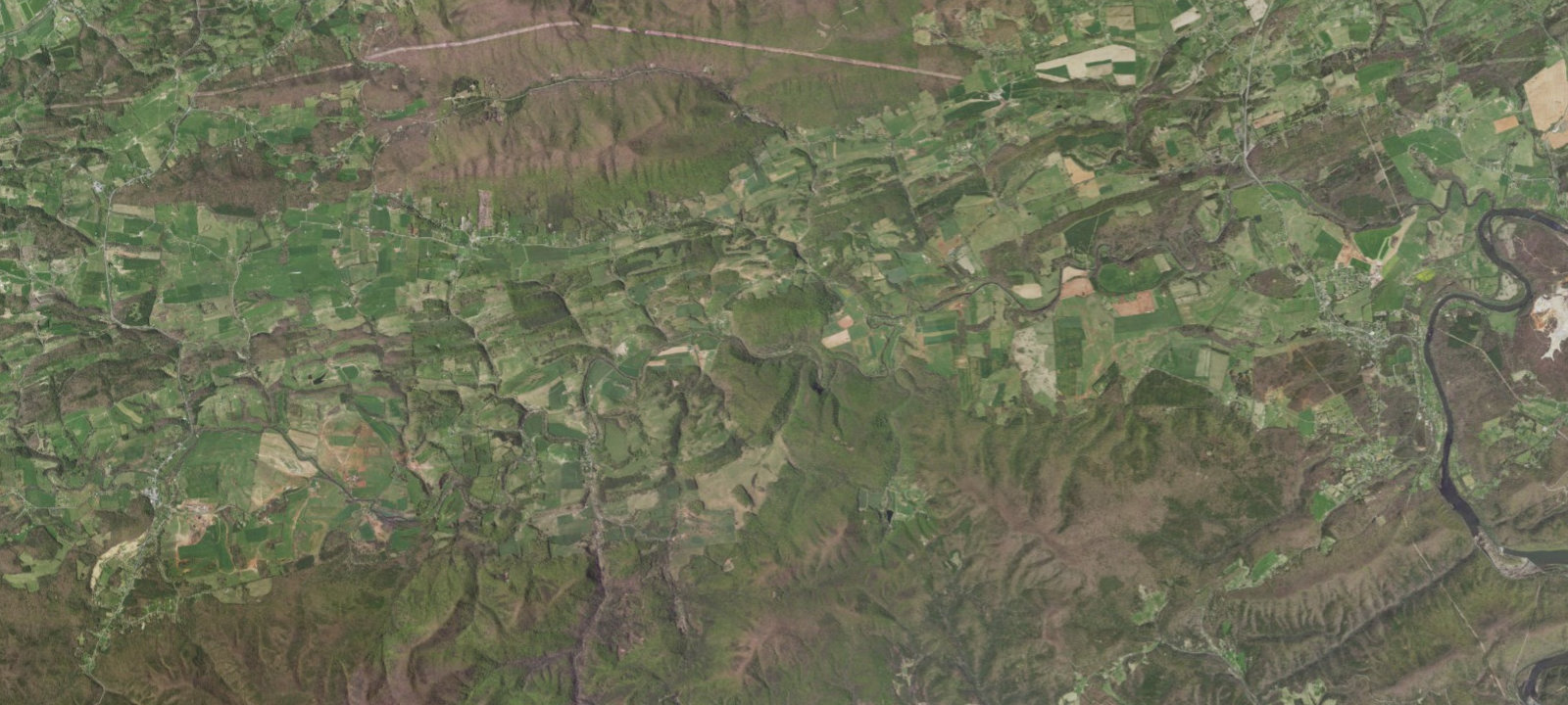 Map of Raven Cliff Recreation Area