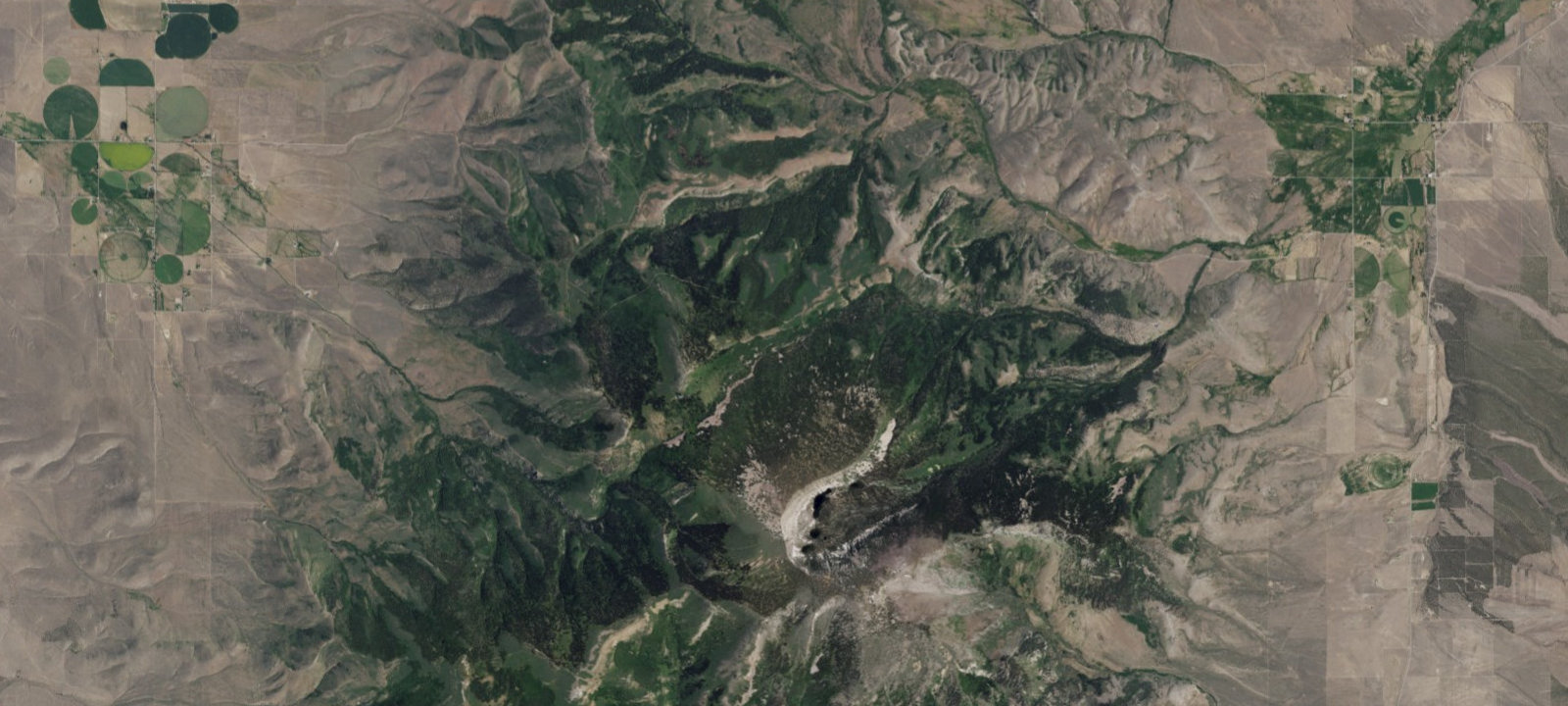 Map of Independence Lakes Campground