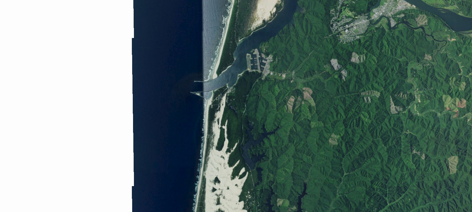 Map of Umpqua Lighthouse State Park