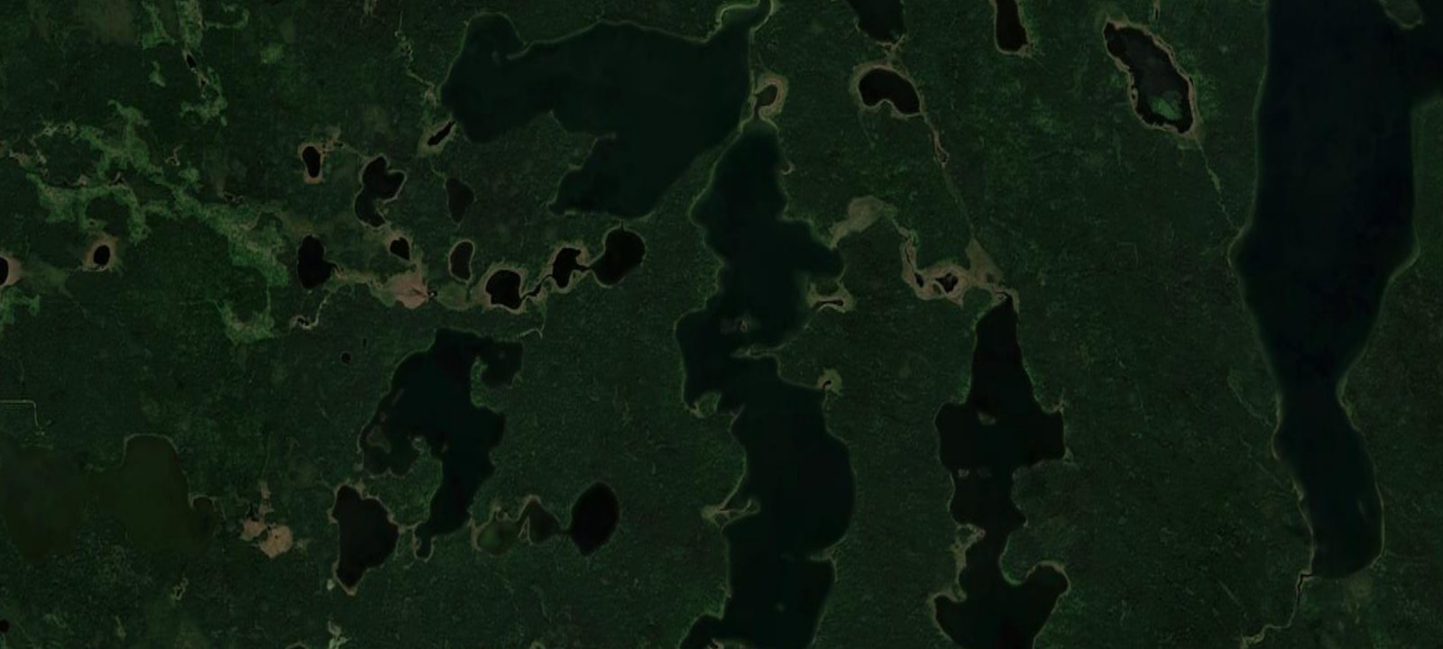 Map of Kinnaird Lake Island