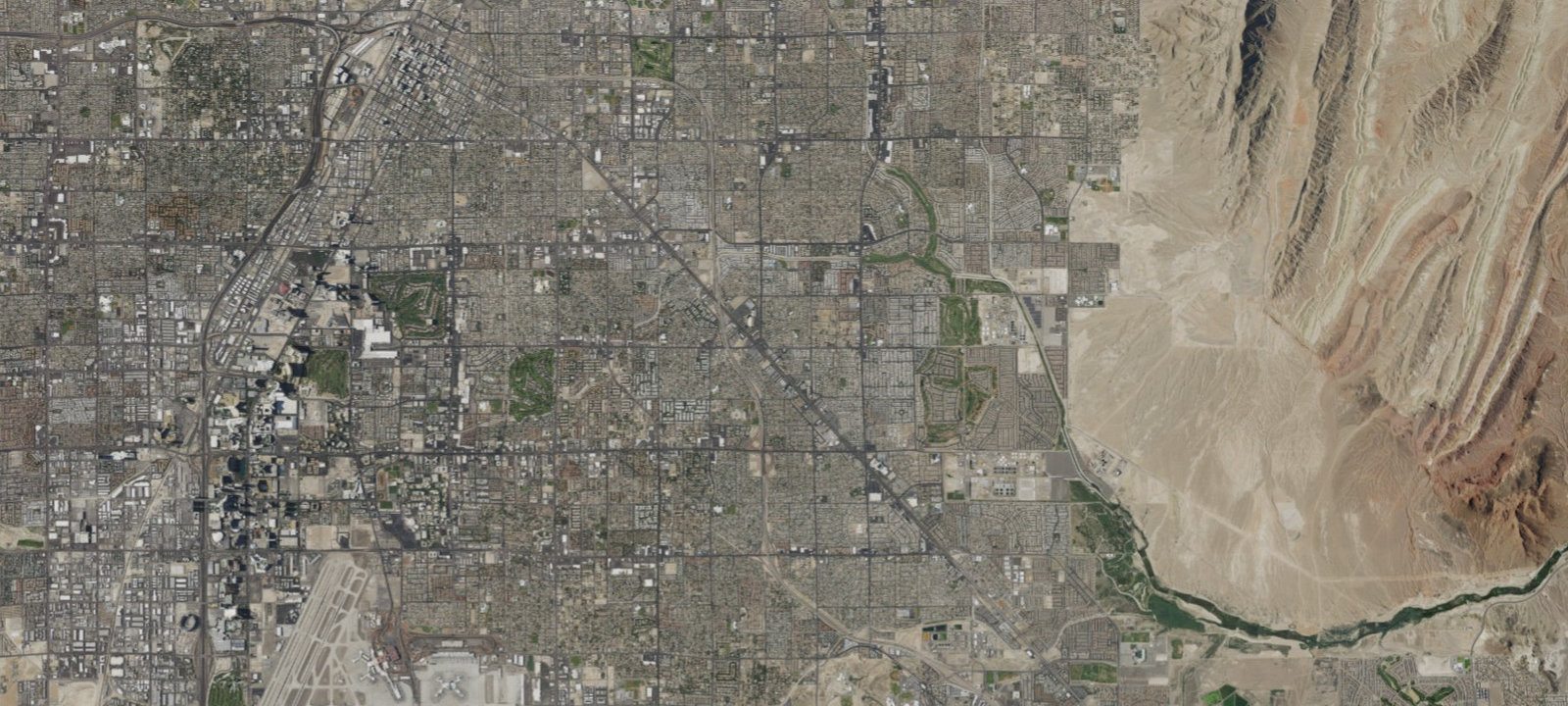 Map of Thousand Trails Las Vegas