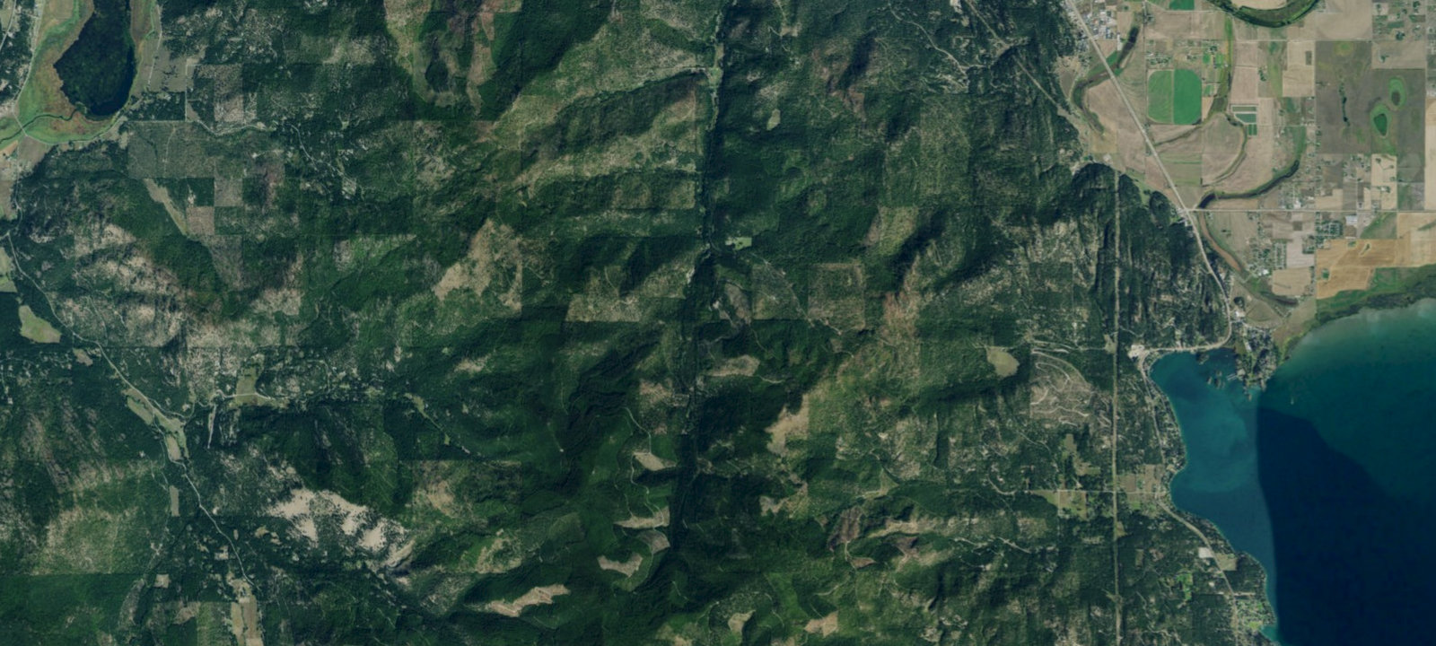 Map of Patrick Creek Dispersed Site 2