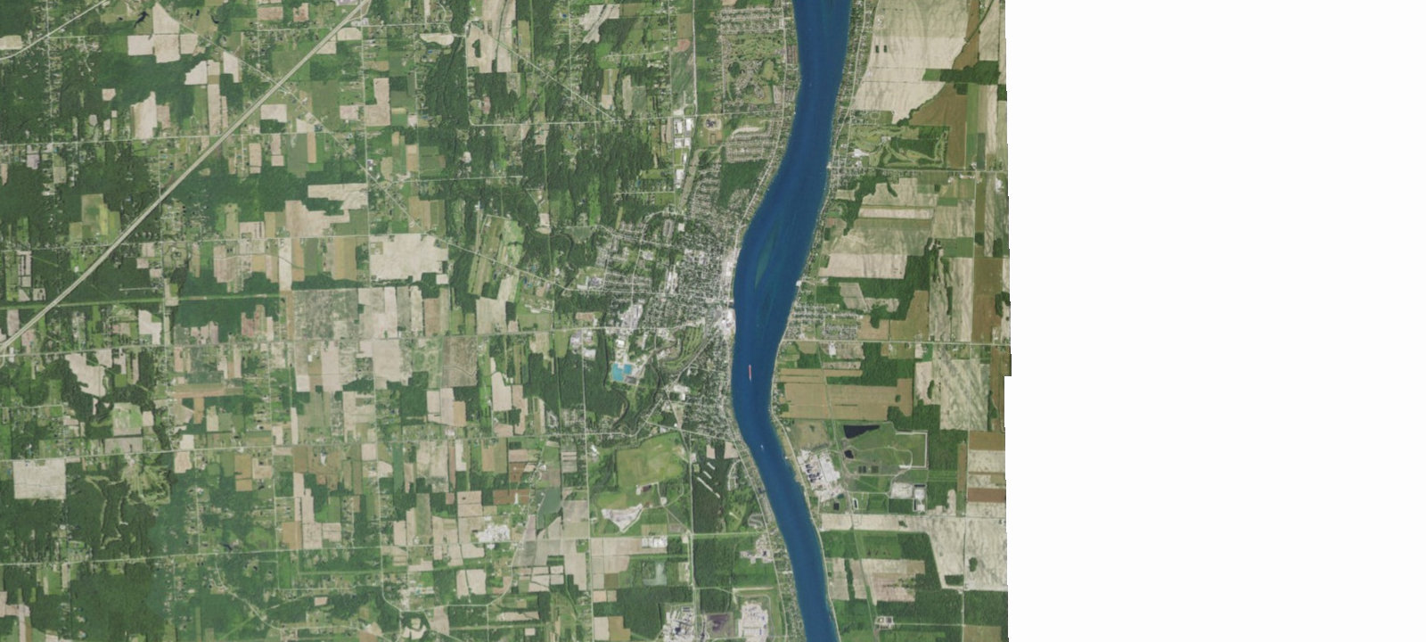 Map of St. Clair Boat Harbor and Campground