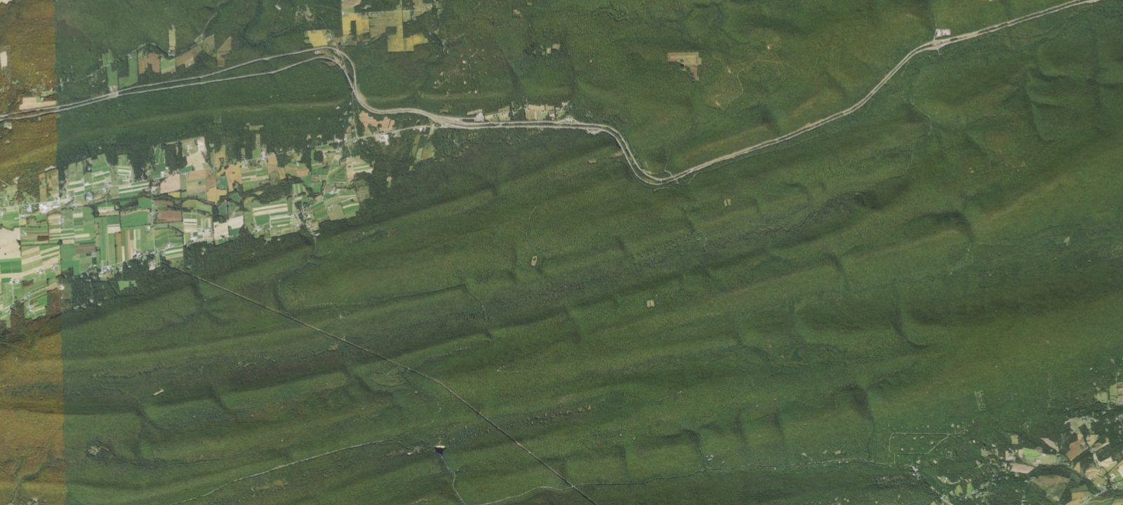 Map of Garden Hollow Road Designated Dispersed Campsite 10