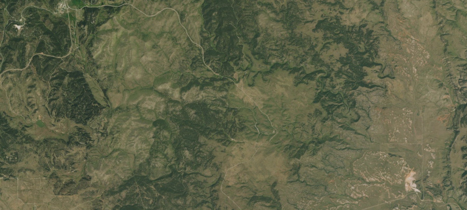 Map of Elk Mountain Campground