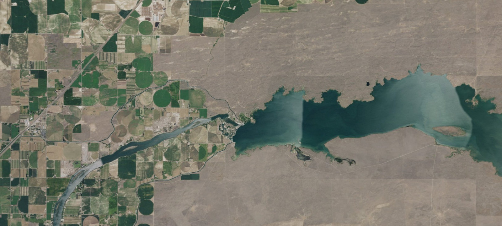 Map of Lake Walcott State Park Campground