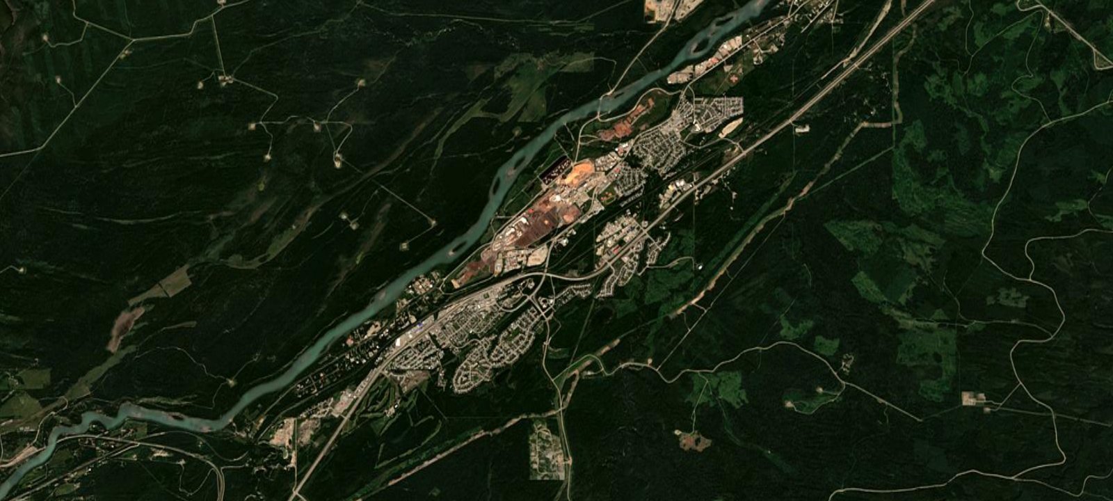 Map of Hinton Centre Campground