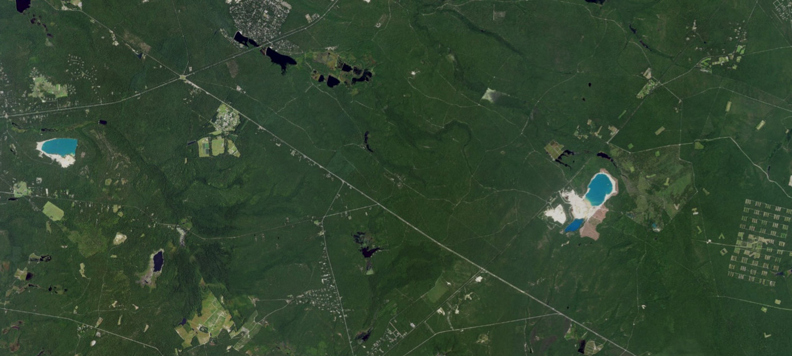 Map of Brendan T. Byrne State Forest Campground