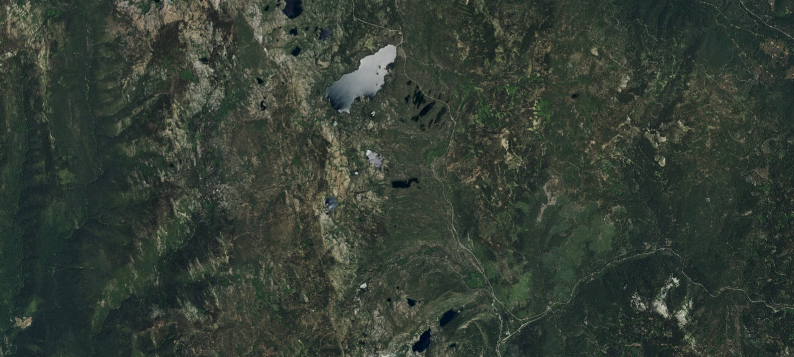 Map of Salmon Lakes