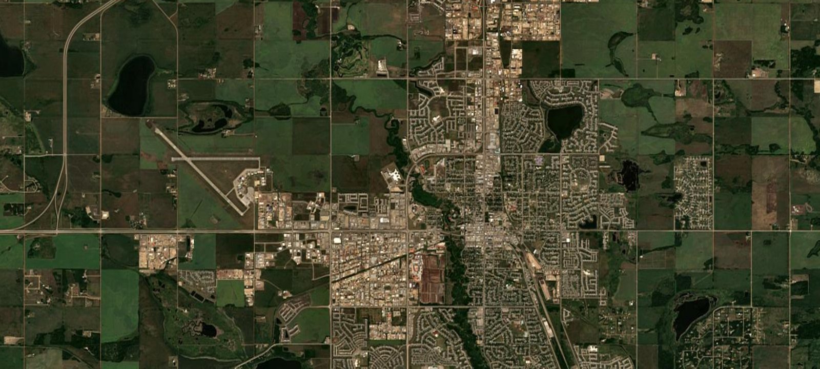 Map of Grande Prairie Rotary Campground