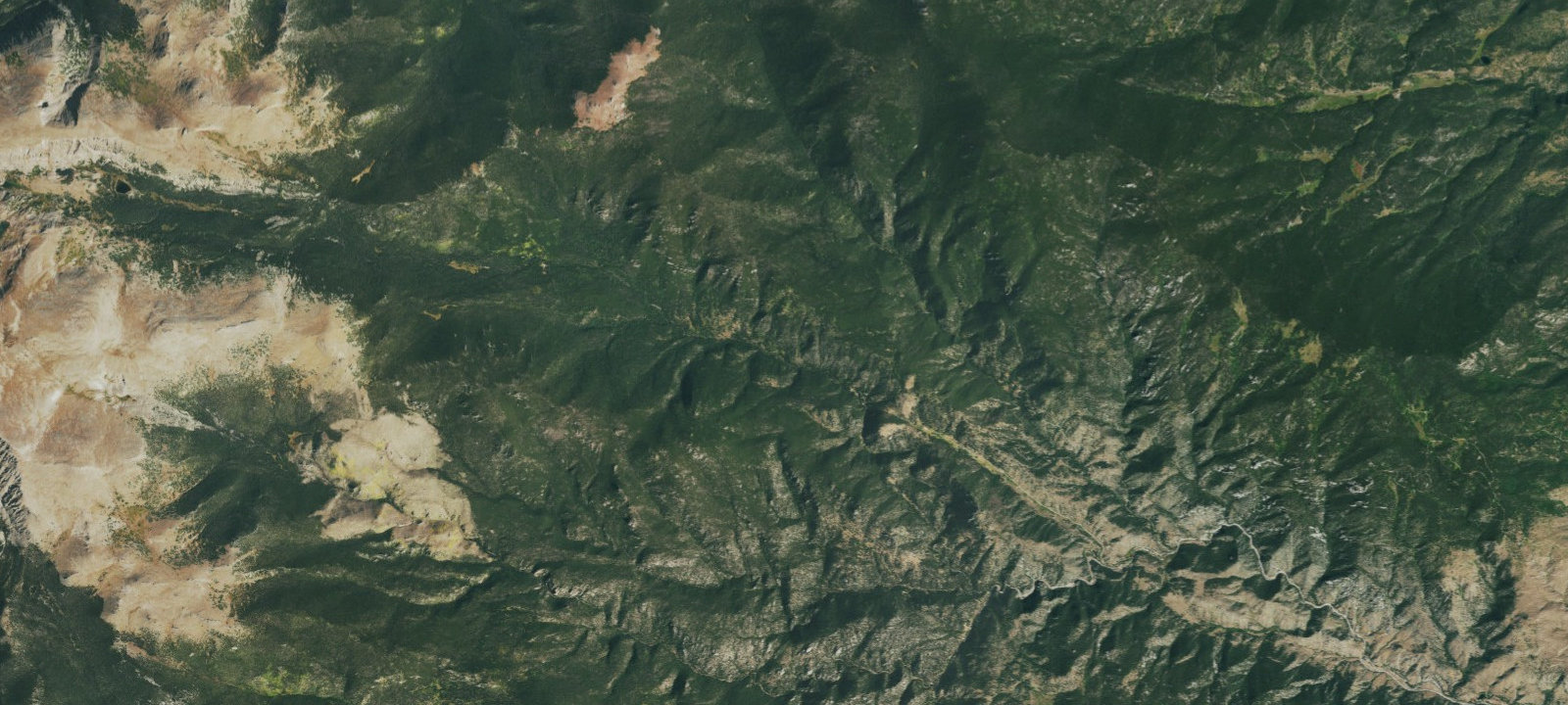 Map of Big Thompson North Fork Site 1