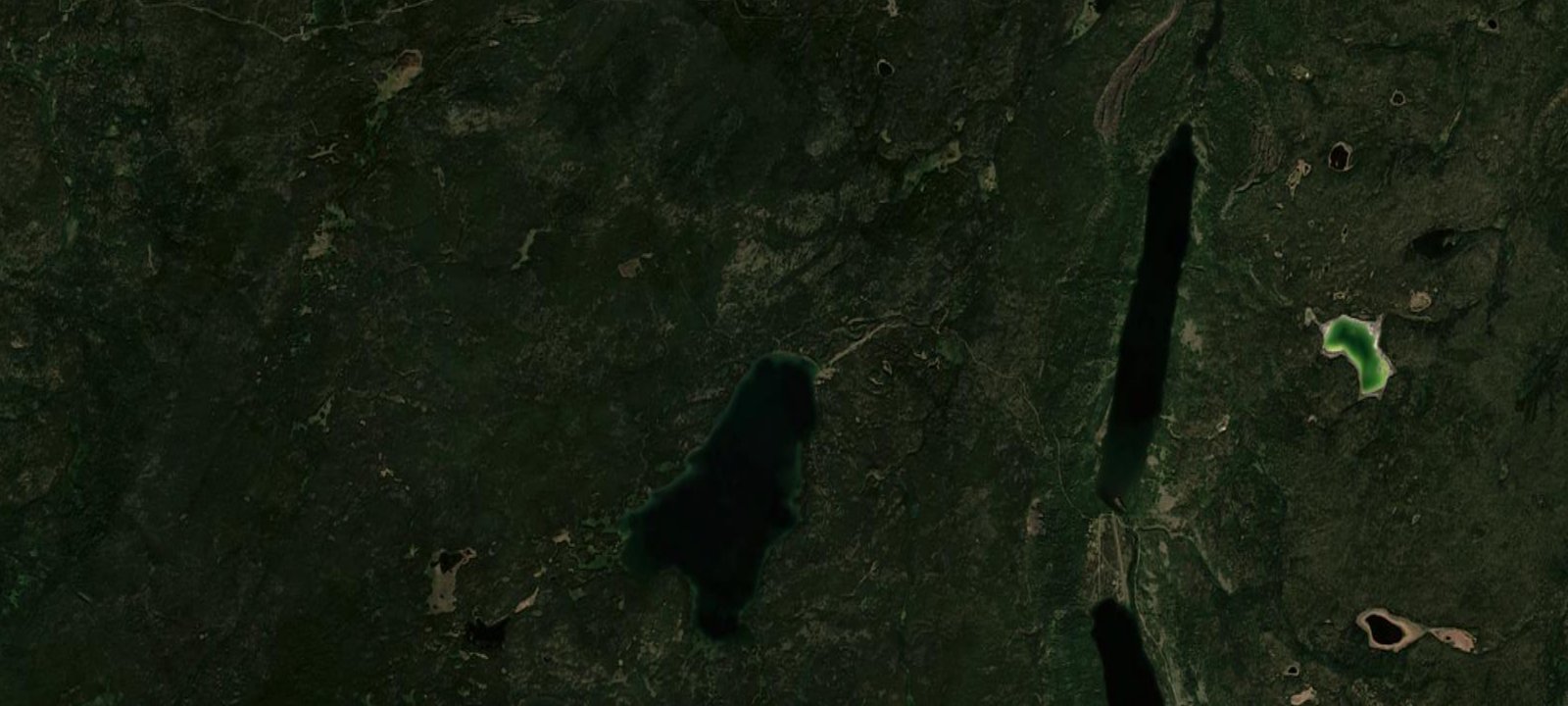 Map of Chaunigan Lake Recreation Site