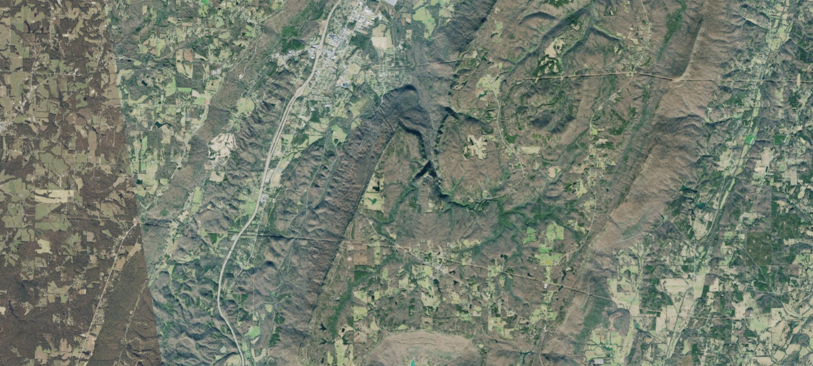 Map of Cloudland Canyon State Park Yurt 4