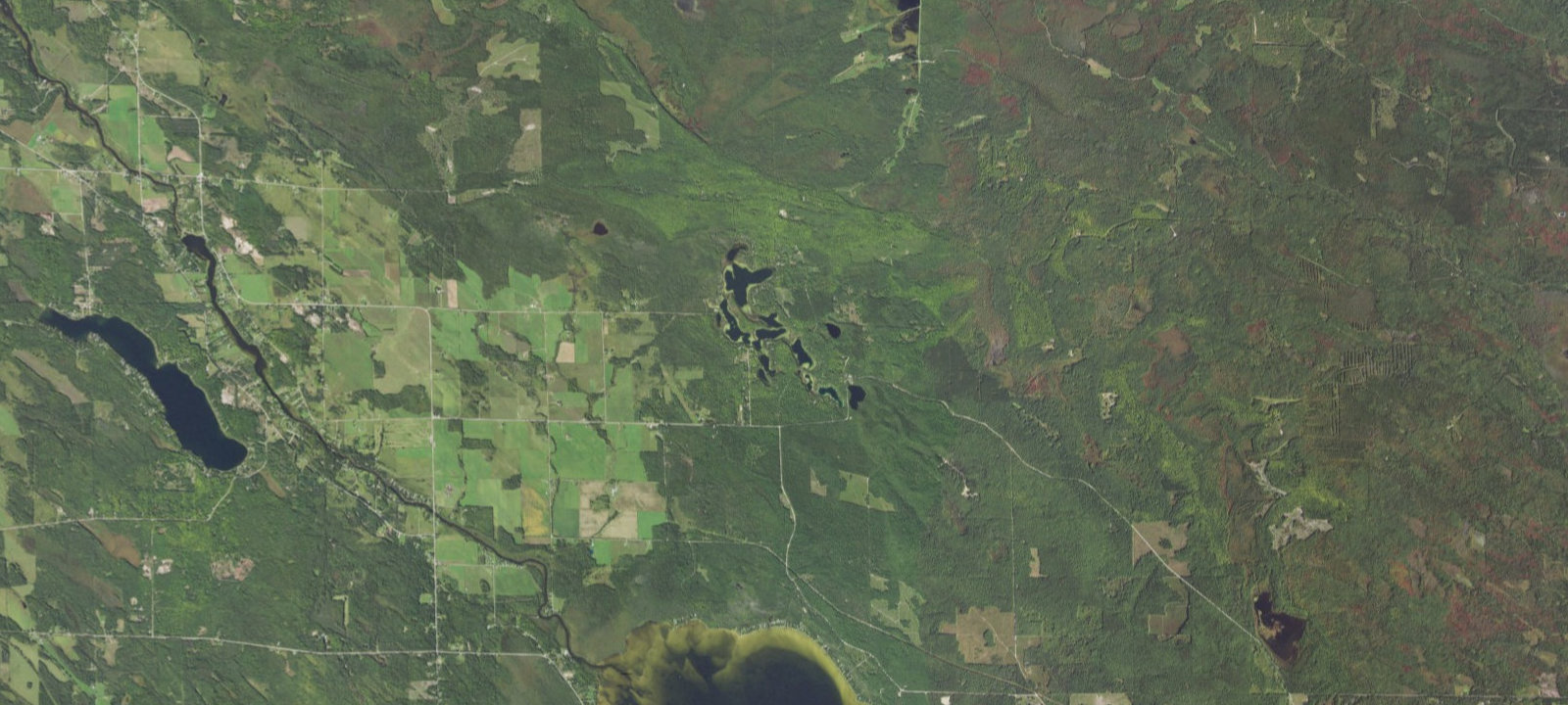 Map of Twin Lakes State Forest Campground