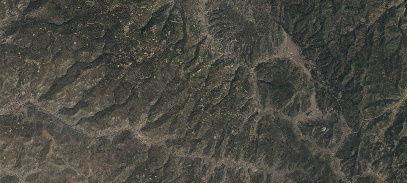 Map of Primitive Campsite