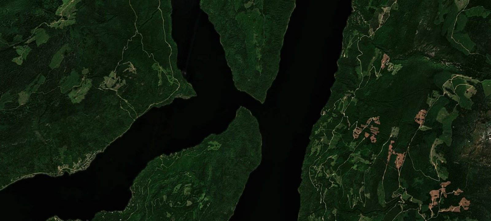 Map of Cinnemousun Narrows Walk-In Campground
