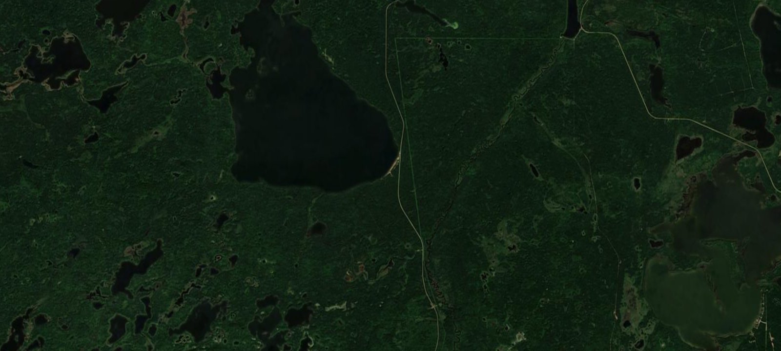 Map of Sandy Lake Campground
